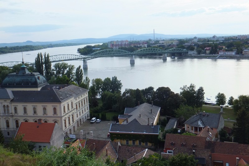 From Castle Hill looking across the Danube