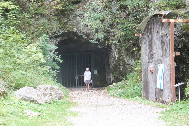 One of the main tunnels that the prisoners dug out