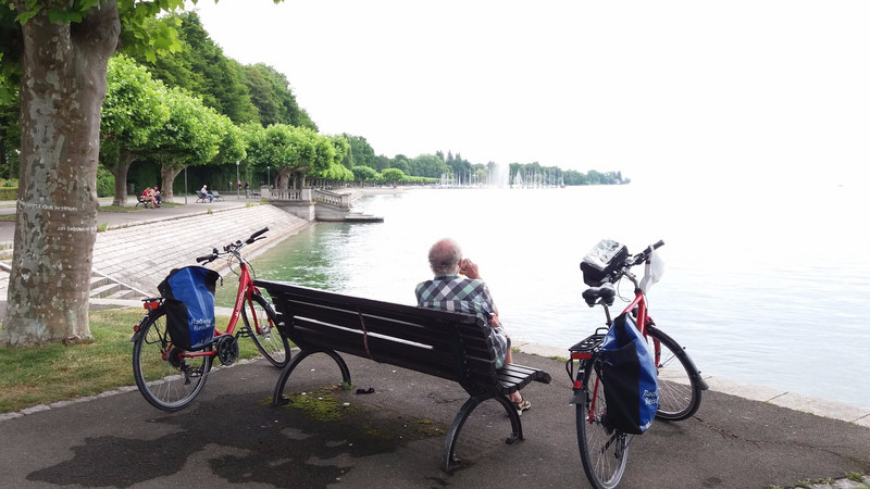 Lunch stop on the north side of the Rhein and Konstanz