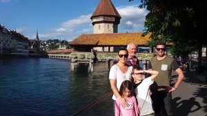 In Lucern by the Old Bridge
