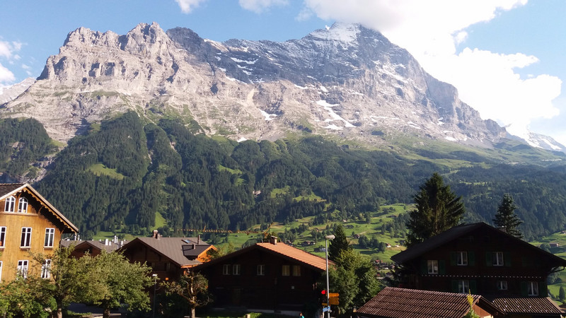 The Eiger from the chalet