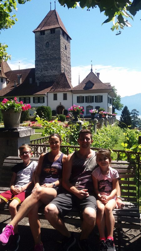 Family at the Speiz Castle