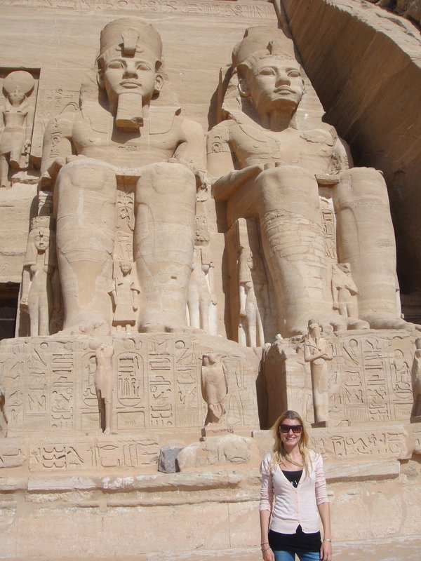 Me in front of Abu Simbel Temple