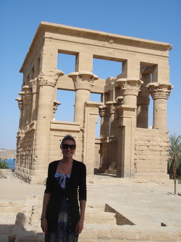 Me in front of part of Philae Temple
