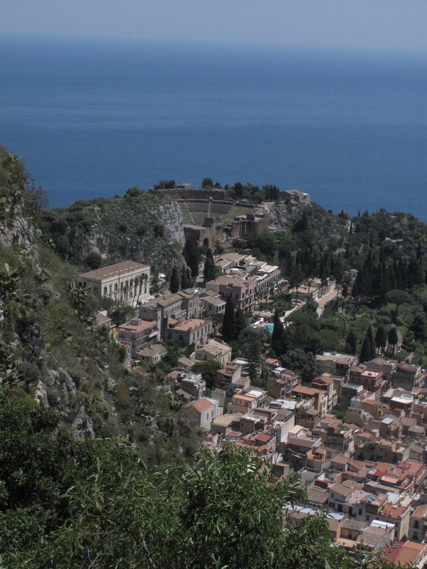 Taormina, view from Castemola