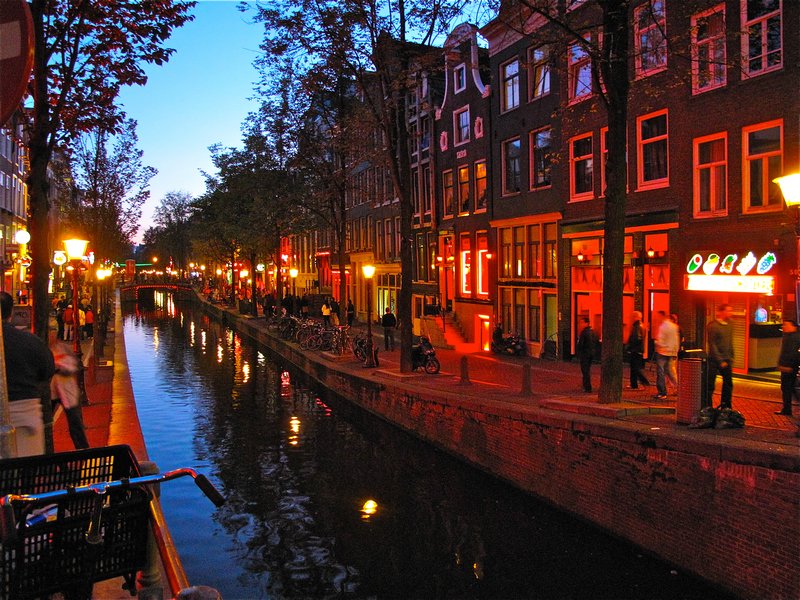 Amsterdam Red Light District.....literally !
