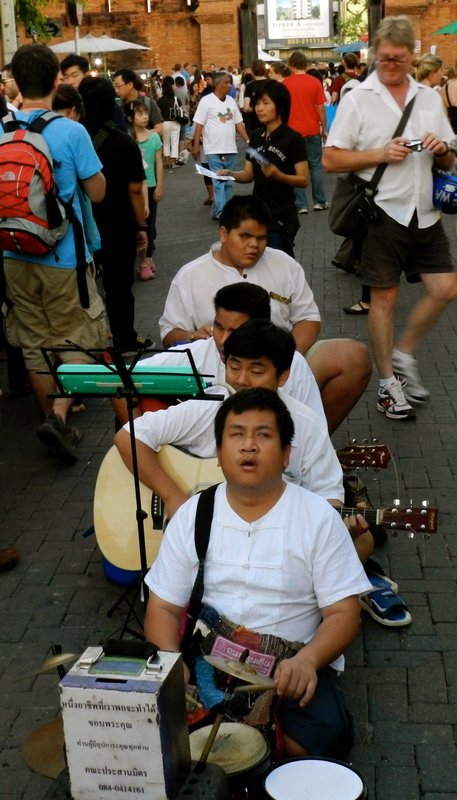 Sunday market - Blind musicians