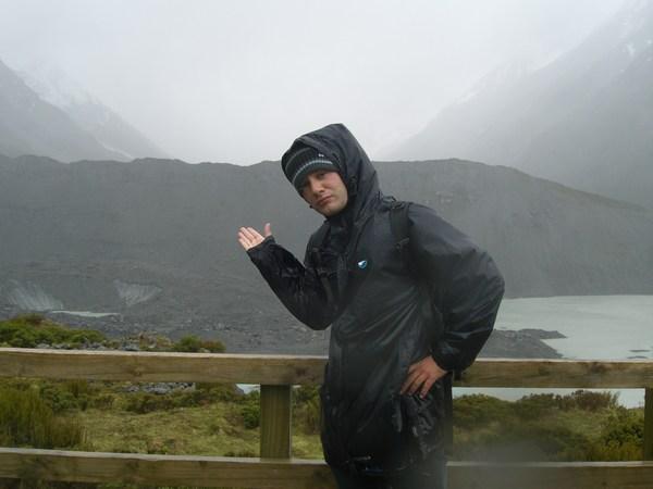 Mt Cook... well it's somewhere here apparently