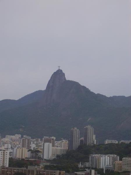 view of statue of christ from sugar loaf