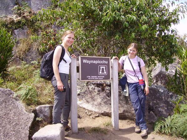 At the top of Winaypicchu