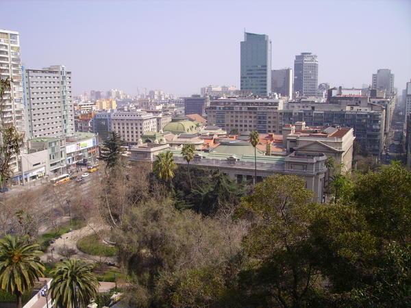 View of the city from Cerro Santa Lucia