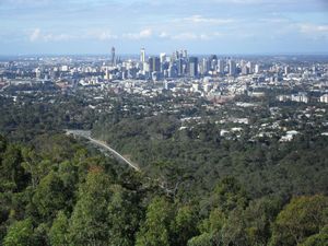 View of Brisbane from Mt Cootha