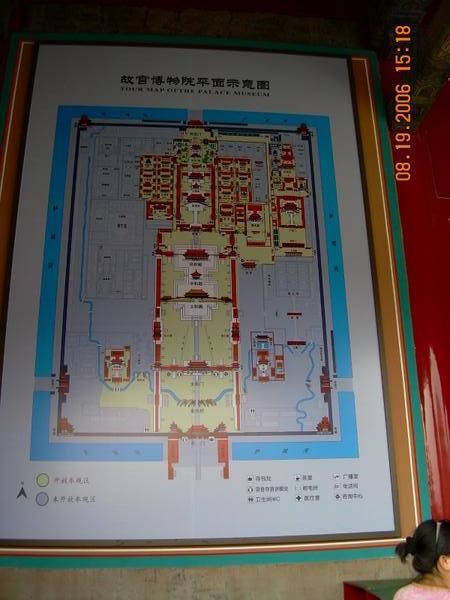Map of the Forbidden City