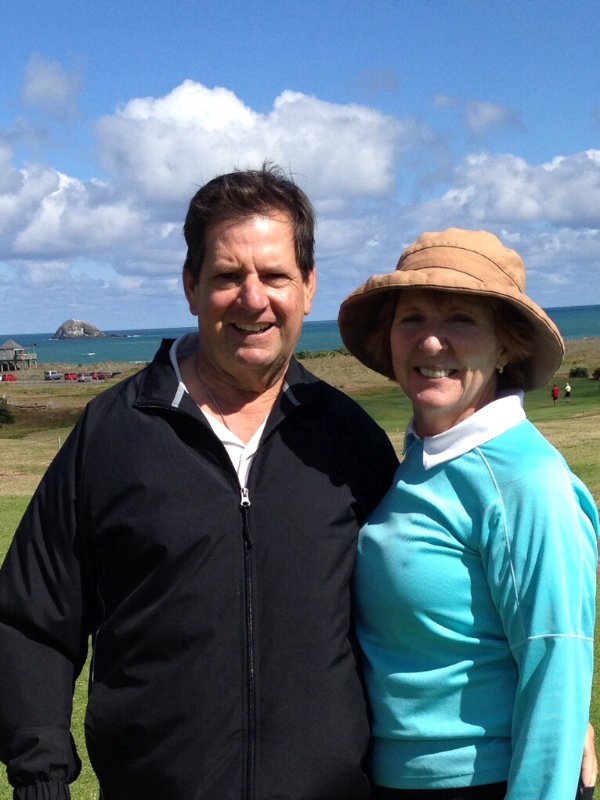 Ron and Kathi North Auckland Muriwai Golf Course
