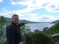 Graeme looking for Nessie at Loch Ness