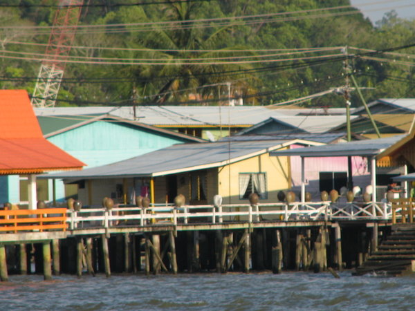 First glimpse of Kampong Ayer