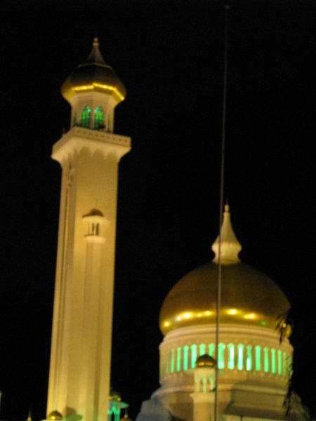 OAS Mosque at night