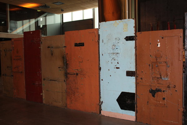 Prison doors, Museum of Occupations