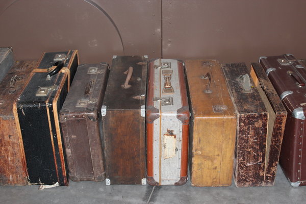 Suitcases belonging to Estonians