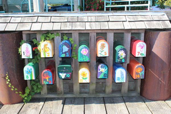 Postboxes, Granville Island
