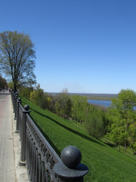 Nizhny:  Overlooking the River Volga
