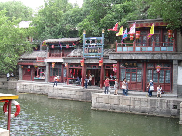 The Empress' private shopping street at the Summer Palace