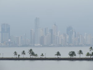 Panama City from our ship