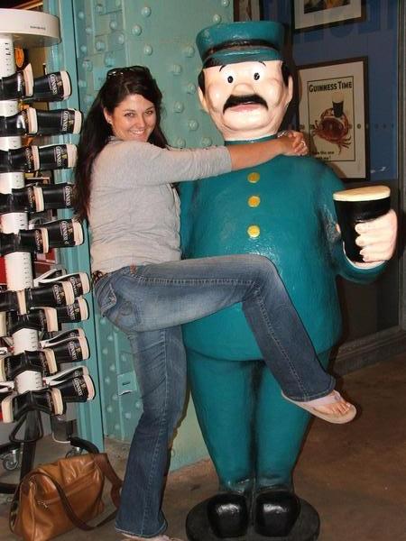 Me and the Guinness man