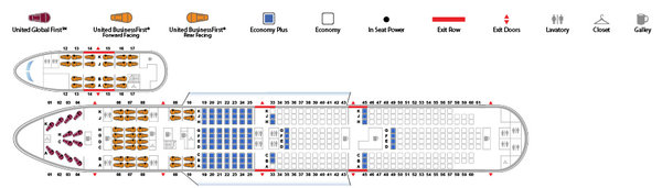 747 Seat Map
