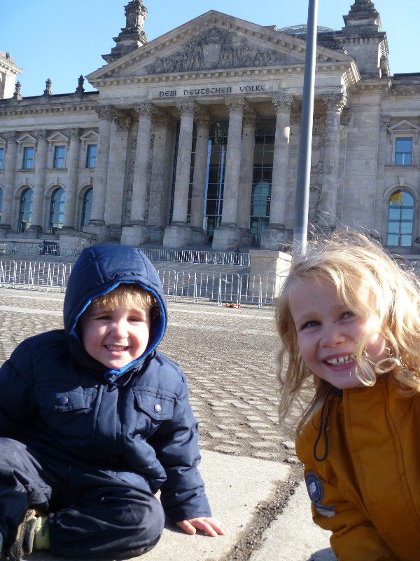 Hanging out at the Reichstag