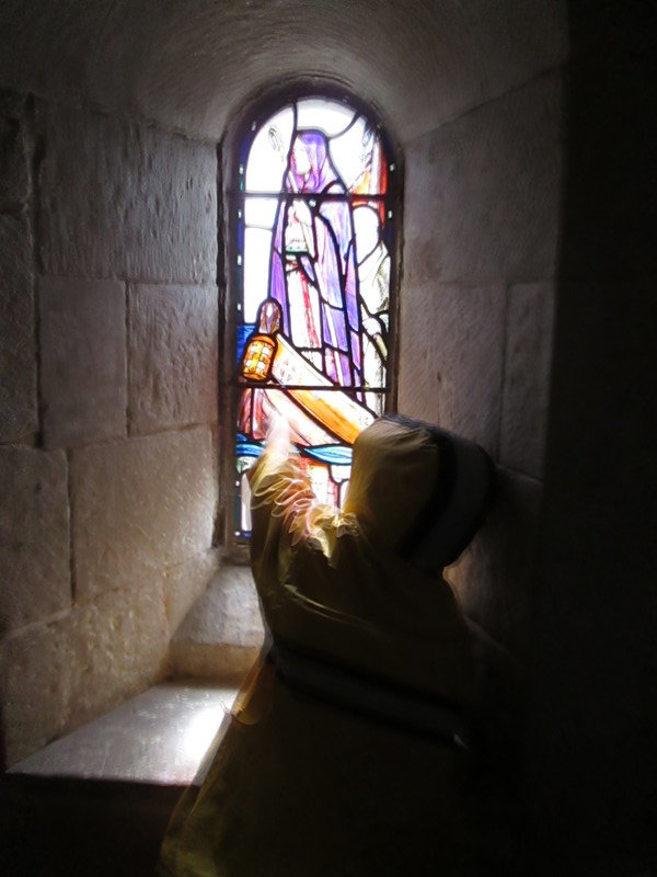 Alex found St. Columba in St. Margaret's chapel.