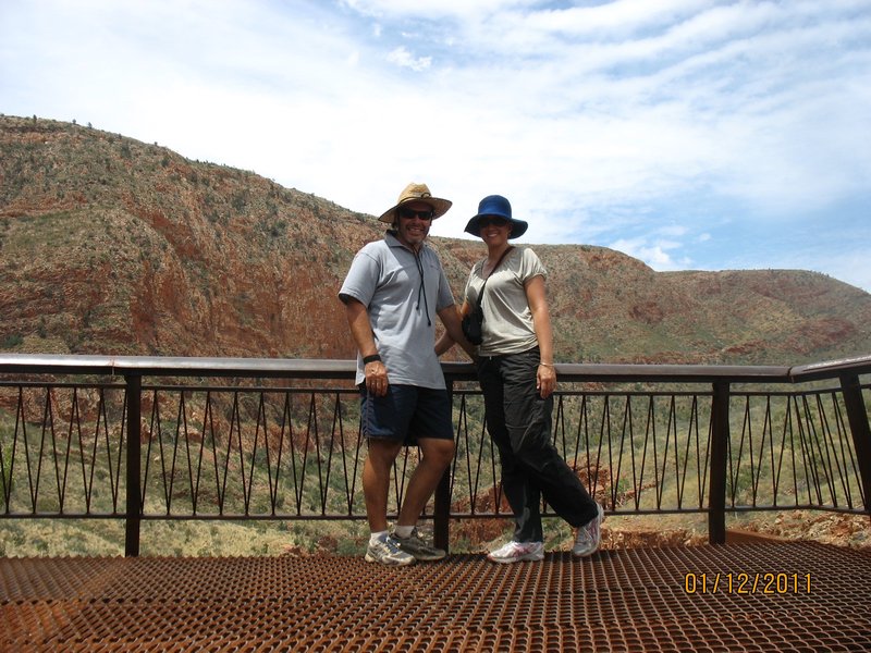 Lookout over Ormiston Gorge