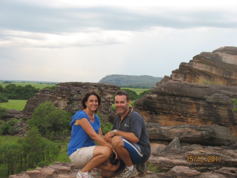 Us on the Nadab Lookout at Ubirr