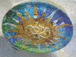 One of the many Park Guell mosaics