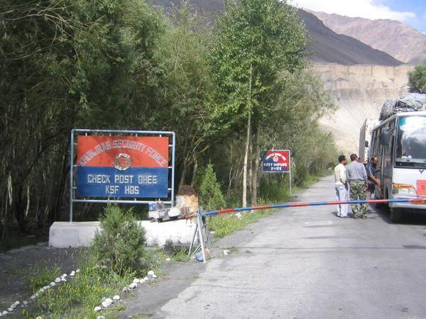 Khunjerab security force checkpoint