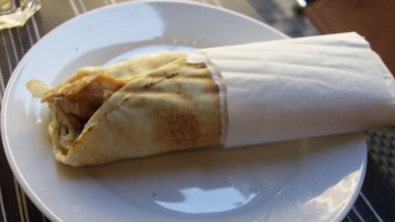 Lamb and Chicken Wrap