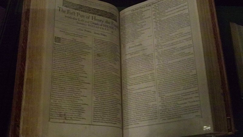 First Folio of Shakespeare, pub. 1624