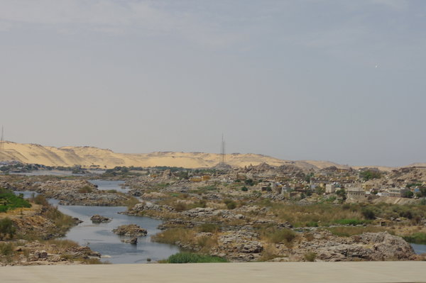 View from Aswan Dam