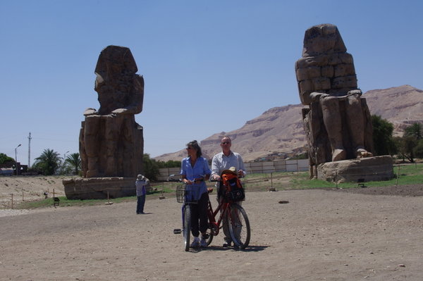 Biking through Egypt