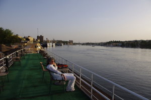 view from hotel on the Nile