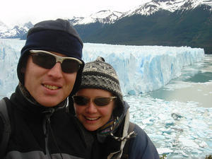 Us at the Moreno Glacier