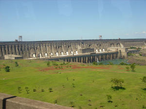 Itaipu Powerstation from Paraguay