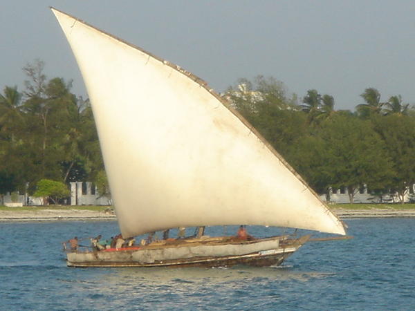 A Dhow boat