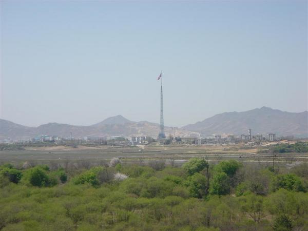 North Korea's 160m flag pole