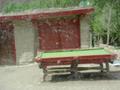 Outdoor snooker is very popular in Tibet
