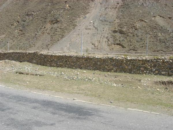 A stone wall