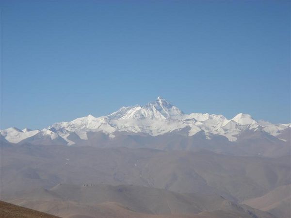 High pass where we can see Everest