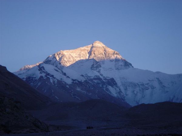 Almost the end of another day for Everest