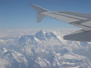Everest from the plane