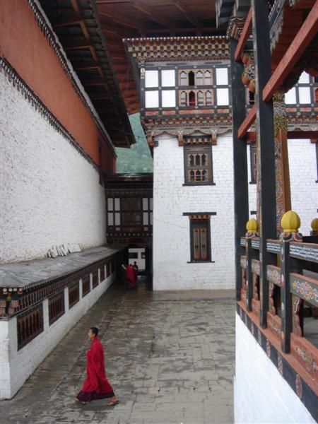 Inside Thimphu Dzong